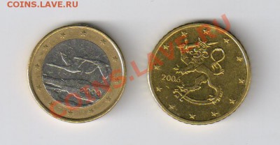 ФИНЛЯНДИЯ-50 центов и 1 ЕВРО до 18.09.2011г 21-00 - ЕВРО-ФИНЛЯНДИЯ