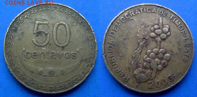 Восточный Тимор - 50 сентаво 2003 года до 11.08 - Восточный Тимор 50 сентаво, 2003