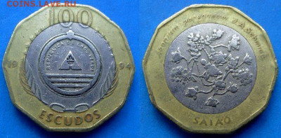 Кабо-Верде - 100 эскудо 1994 года (БИМ) до 11.08 - Кабо-Верде 100 эскудо, 1994