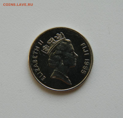 Фиджи 5 центов 1995 г. (Юбилейная) Фауна до 11.08.20 - DSCN0265.JPG