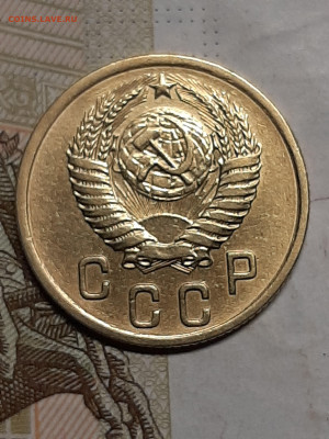 2 копейки 1955 год.Хорошая! до 12.08 в 22-20 - штемп.блеск 015