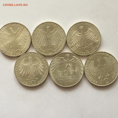 ФРГ 1972 "Олимпиада 72 Мюнхен" полный набор, 6 шт - image-07-08-20-05-50