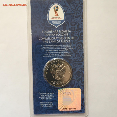 25 руб ЧМ-2018 Чемпионат мира в России Забивака (синяя) - image-26-07-20-09-37