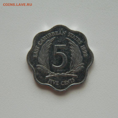 Восточные Карибы 5 центов 1998 г. до 13.08.20 - DSCN0450.JPG