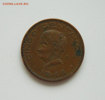 Мексика 5 сентаво 1944 г. до 13.08.20 - DSCN0405.JPG