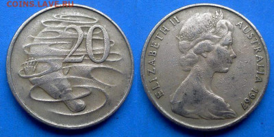 Австралия - 20 центов 1967 года (Фауна) до 15.08 - Австралия 20 центов, 1967