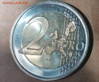 2 Евро Финляндия 200 лет автономии до 11.08.20 22.00 - Фины 200 лет авто.2009 аверс