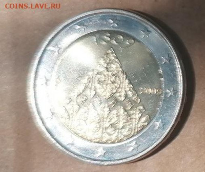 2 Евро Финляндия 200 лет автономии до 11.08.20 22.00 - Фины 200 лет авто.2009 реверс