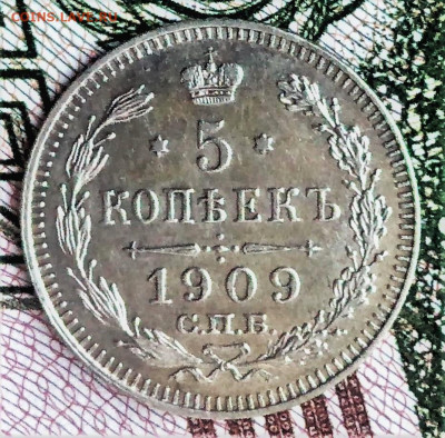 гурт 5 коп 1909 г ЭБ.Сомнения и надежды... - IMG_20200810_093552 (2)