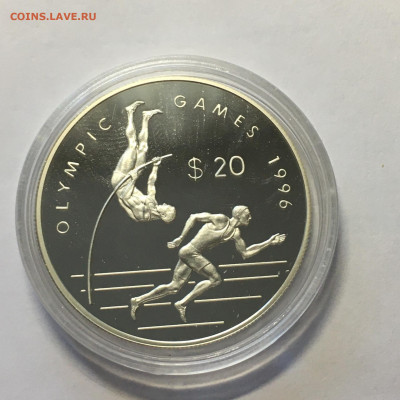 Острова Кука 20$ 1993г "Олимпиада Атланта-96" - image-10-08-20-05-19-1