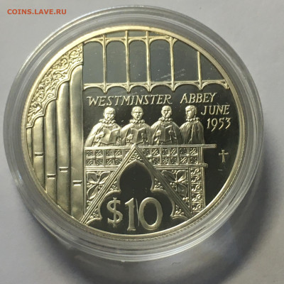 Фиджи 10$ 2002г "Вестминстерское аббатство" Ag+позолота - image-10-08-20-05-33-1