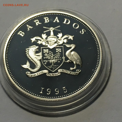 Барбадос 1$ 1995г "95 лет со Дня рождения Королевы-Матери" - image-10-08-20-07-17-1