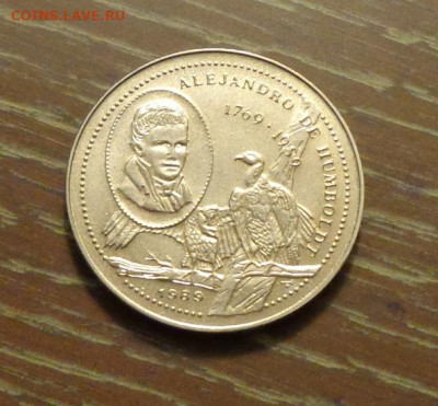 КУБА - 1 песо ГУМБОЛЬДТ медно-никель нечастая 18.08, 22.00 - Куба_1 песо_Гумбольдт_1.JPG