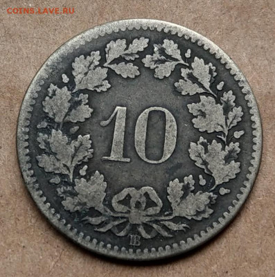 Швейцария 10 раппен 1850 до 22-00 13.08 - IMAG8031~2