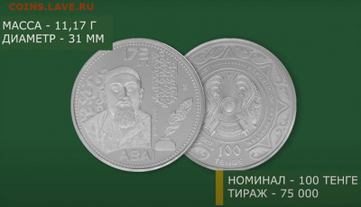 Юбилейные монеты Казахстана - 2
