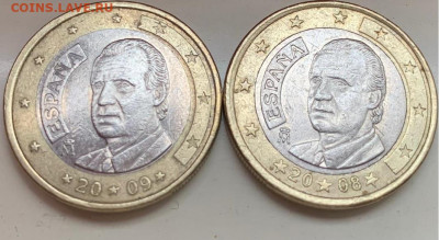 Вопрос про евро Испании 2009 - 1 евро испания 2007-2009