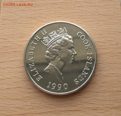 Крона Шайба Острова Кука 5$ долларов 1990 Красный кенгуру - krona_shajba_ostrova_kuka_5_dollarov_1990_krasnyj_kenguru_vymirajushchie_vidy_fauna_zhivotnye (1)