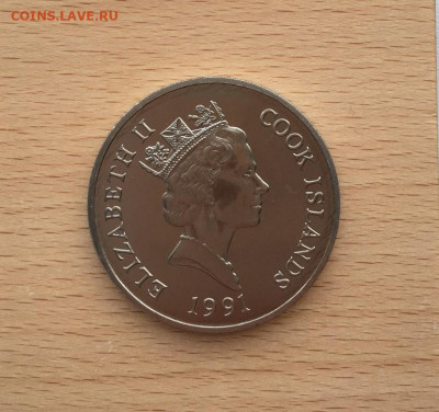 Крона Шайба Острова Кука 5$ долларов 1991 Лань Олень - kpd_krona_shajba_ostrova_kuka_5_dollarov_1991_lan_olen_vymirajushchie_vidy_fauna_zhivotnye_buklet (3)