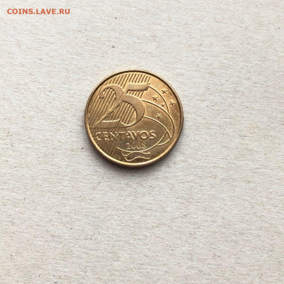 Бразилия 25 сентаво, до 16.08. - sDd9GD8U8YQ