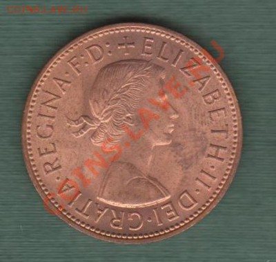 Великобритания, 1 Пенни 1967 UNC (15.09) - A 2