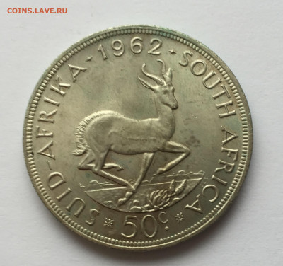 Южная Африка (ЮАР) 50 центов серебро 500 проба с 200 - IMG_3545.JPG