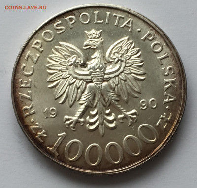 Польша 100000 злотых серебро 999 с 200 - IMG_3552.JPG