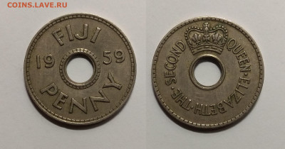 Британские Фиджи 1 пенни 1959 года - 18.08 22:00мск - IMG_20200812_184232
