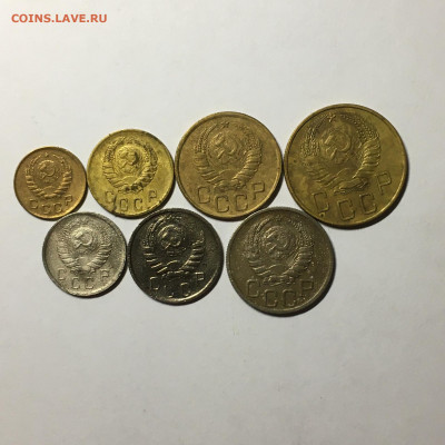 1940 год набор от 1 до 20 коп 7 монет - image-15-08-20-07-54