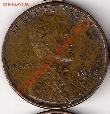 США 1 цент 1928 до 16.9.11 22-00 мск - 1928
