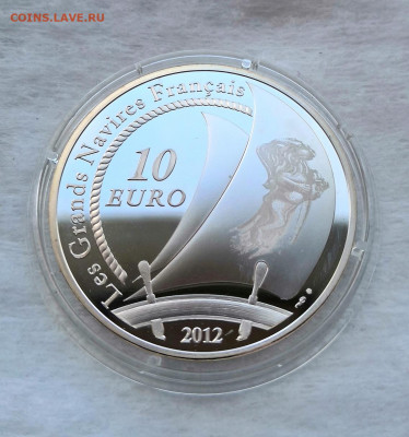 Франция 10 евро 2012. Парусник Гермиона. Серебро. Proof. - IMG_20200417_213600
