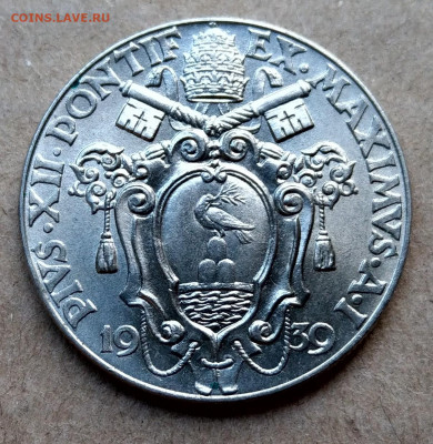 Ватикан 2 лиры 1939 до 22-00 20.08 - IMAG8090_2