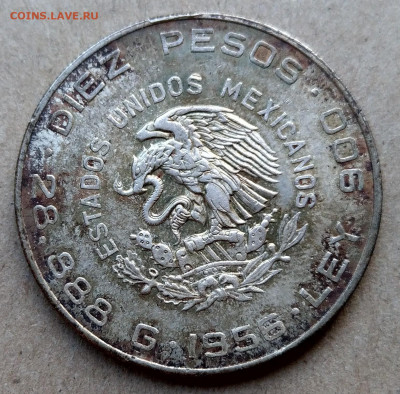 Мексика 10 песо 1956 Идальго до 22-00 20.08 - IMAG8111_2
