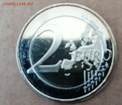 2 Евро 150 лет финской валюте до 24.08.2020 22.00 - 150 лет финской валюте аверс