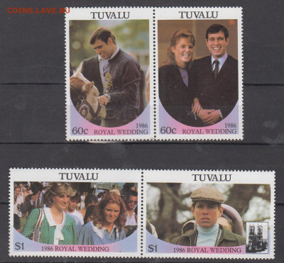 Тувалу 1986 Английская королевская семья 4м до 26 08 - 114
