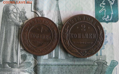 1 и 2 копейки 1915 год до 25.08.20г 22.00 МСК - 1