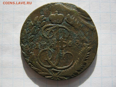 2 копейки  1763 перечекан с "барабанов " - IMG_4624.JPG
