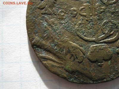 2 копейки  1763 перечекан с "барабанов " - IMG_4626.JPG