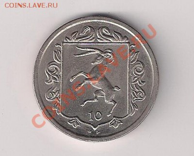 Остров Мэн 10 пенсов 1984 Козерог до 18.09.11 - мэн10 козерог