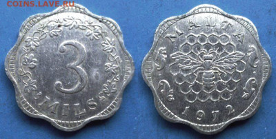 Мальта - 3 миля 1972 года до 26.08 - Мальта 3 миля, 1972