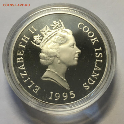 Острова Кука 1995г 5$ "Серебряная годовщина свадьбы" - image-10-08-20-05-12