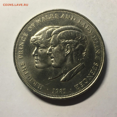 Великобритания 1981г 25 пенсов "Свадьба Чарльза и Дианы" - image-22-08-20-07-13-1