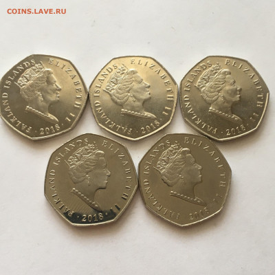 Фолклендские о-ва 2018г 50 пенсов набор "Фолкленд пингвины" - image-16-08-20-02-12