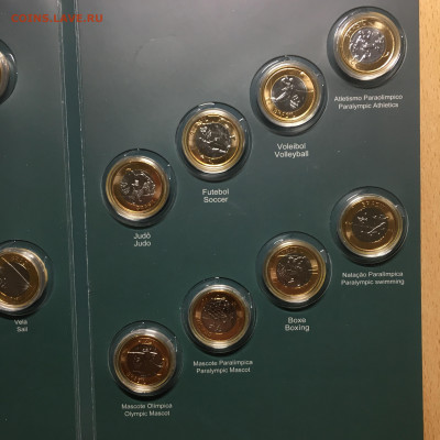 Бразилия 2016г 1 реал набор "Олимпиада 2018" 16 шт - image-24-07-20-11-17-1