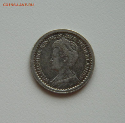 Нидерланды 10 центов 1917 г. (Ag) - DSCN0752.JPG