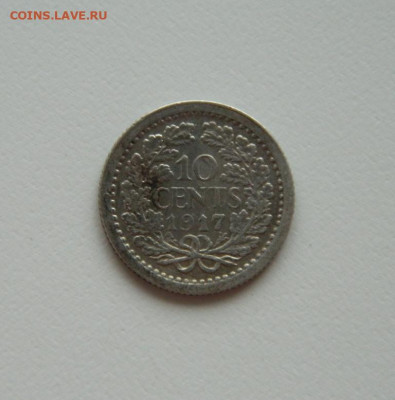 Нидерланды 10 центов 1917 г. (Ag) - DSCN0753.JPG
