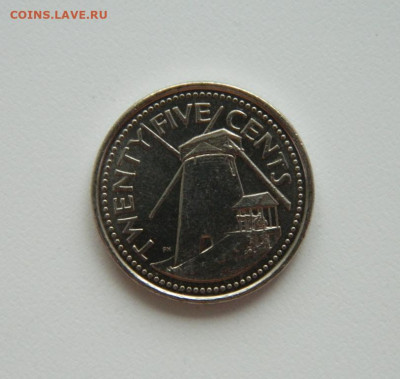 Барбадос 25 центов 2008 г. до 27.08.20 - DSCN0770.JPG