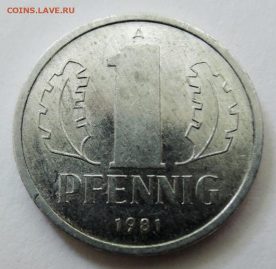 ГЕРМАНИЯ - 1 пфенниг  1981 г. до 31.08 в 22.00 - DSCN5413.JPG