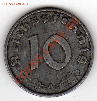 ГЕРМАНИЯ 10 РЕЙХСПФЕННИГОВ 1942 А ДО 19.09.11 В 22.00 (562) - img760