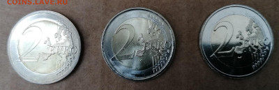 2 Евро 3 юбилейных монеты до 28.08.20 22.00 - Словакия, Португалия, Люксембург 2009 аверс
