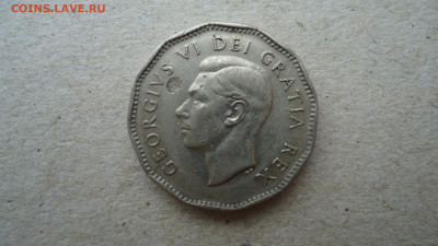 КАНАДА 5 ЦЕНТОВ 1951 ЮБИЛЕЙНАЯ - DSC09691.JPG